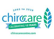 chirocare centre anniversary logo